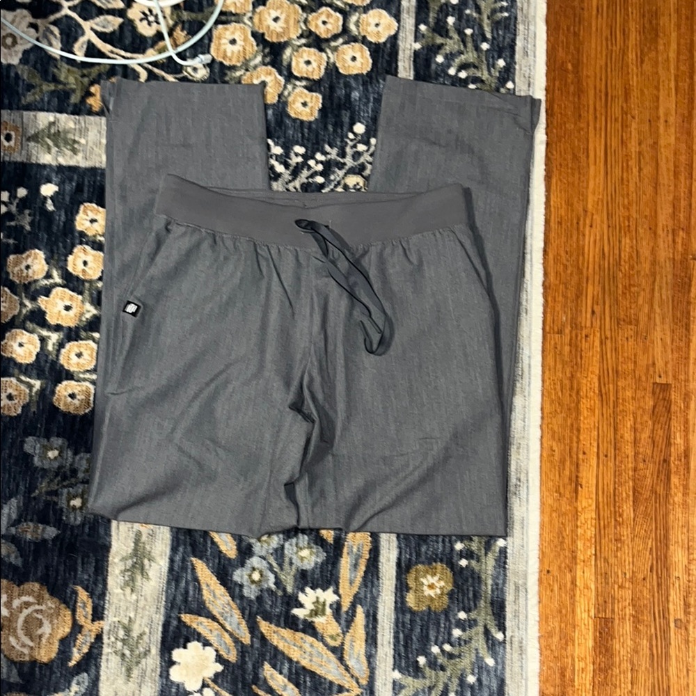 Jaanuu xenos essential knit waist pants, size small, grey